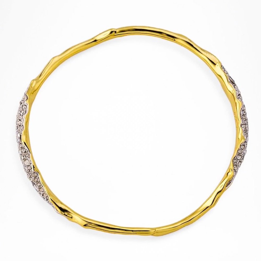 Alexis Bittar Gold Bracelet with Silver Detailing - Picture 11 of 13